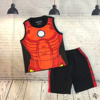 Bộ IronMan sát nách size 9-14 SAMKIDS