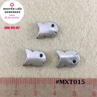 Mặt xi trắng hạt xỏ con cá - Bịch 10gr 8 cái giá sỉ