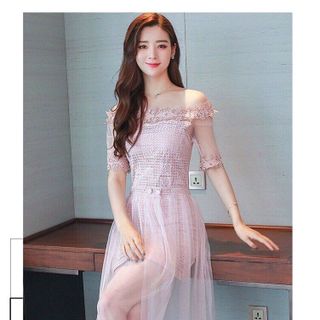 ĐẦM REN PHỐI LƯỚI