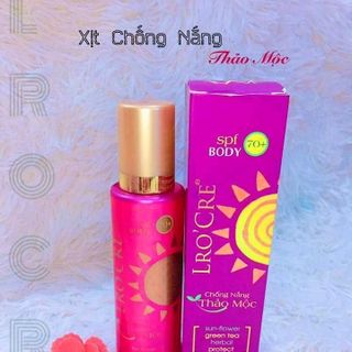 Xịt chống nắng thảo mộc Lrocre
