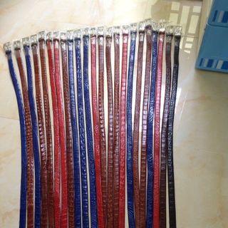 Thắt lưng nam da cá sấu