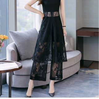 SÉT REN ÁO DÀI XẺ TÀ CÁCH ĐIỆU QUẦN DÀI ỐNG RỘNG
