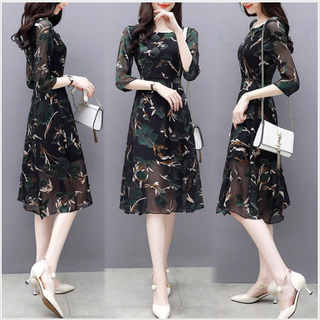 ĐẦM XÒE TAY LỠ DUYÊN DÁNG M L XL - HT1801