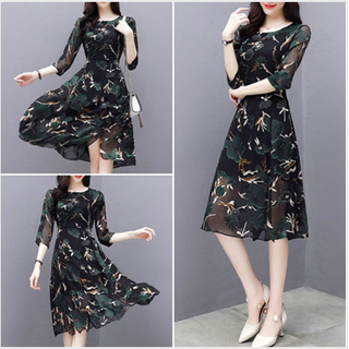 ĐẦM XÒE TAY LỠ DUYÊN DÁNG M L XL - HT1801