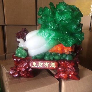 BẮP CẢI TRÊN VÀNG ĐỒNG TIỀN THIỀM THI MS BC0029
