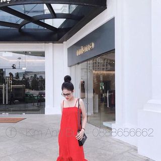 Đầm 2 dây đuôi cá