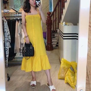 Đầm 2 dây đuôi cá