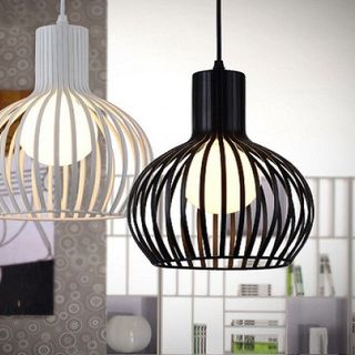 Đèn thả trần trang trí kiểu lồng sắt tròn 170k