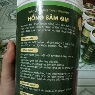 TĂNG CÂN HỒNG SÂM QM