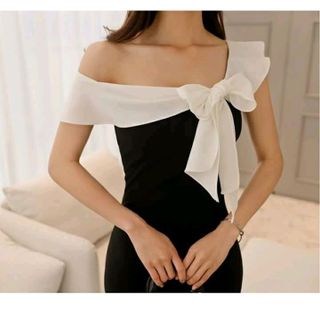 BODY TRỄ VAI THẮT NƠ