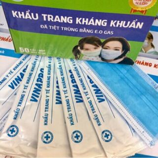 Khẩu Trang Y Tế Tiệt Trùng 4 Lớp- 1 cái 1 bịch