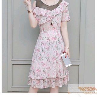 ĐẦM XOÈ HOA PHỐI LƯỚI