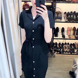 Đầm vest nút