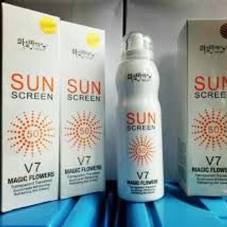 Xịt chống nắng Hàn Quốc Sun Screen V7 giá sỉ