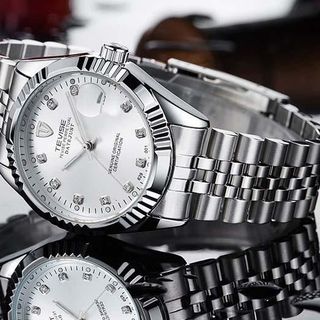 Đồng hồ nam cơ Tevise 629 máy Automatic dây thép đặc