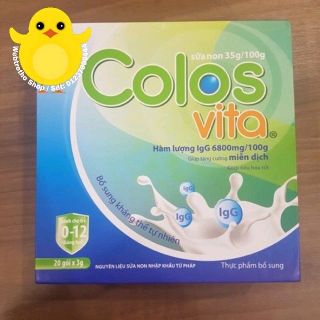 SỮA NON COLOSVITA COLOS VITA CHO TRẺ 0-12 THÁNG TUỔI 200g