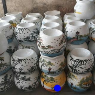 đèn xông tinh dầu Hoàng Phát Bát Tràng