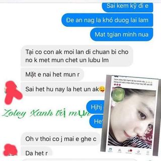 Kem Zoley Xanh - Kem Trị Mụn Vết Thâm Zoley Face