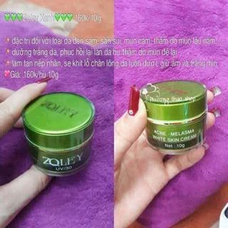 Kem Zoley Xanh - Kem Trị Mụn Vết Thâm Zoley Face
