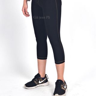 Quần nữ, quần Legging lửng giả jean