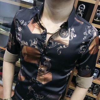 ÁO SƠ MI LỤA IN 3D 17