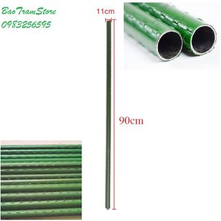 Ống thép bọc nhựa dùng làm cây đỡ hoa hồng làm giàn cỡ 11mm dài 90cm giá sỉ