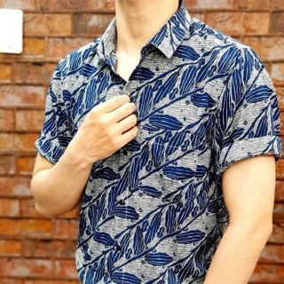 ÁO SƠ MI LỤA IN 3D 002