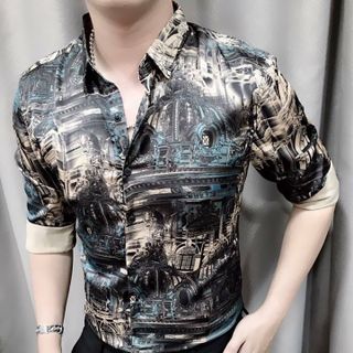 ÁO SƠ MI LỤA IN 3D 19