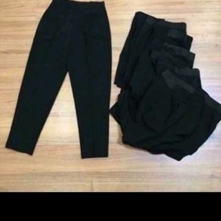 Quần baggy vải sạn cạp chun