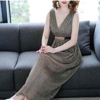 Đầm voan kim tuyến