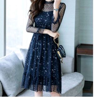 ĐẦM XÒE 2 LỚP IN HOA NHÍ NỮ TÍNH