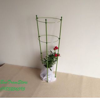 Giá đỡ hoa hồng hoa leo đa năng kích thước cao 90cm đường kính vòng tròn 25cm giá sỉ