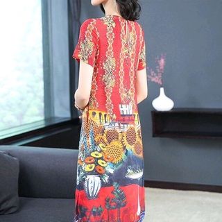 ĐẦM SUÔNG HOA HƯỚNG DƯƠNG XẺ BÊN