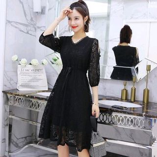 ĐẦM REN XOÈ ĐUÔI CÁ CUTOUT