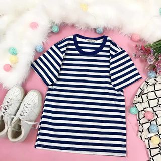 Áo phông kẻ chất thun mát
