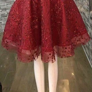 ĐẦM XÒE KIM SA ĐÍNH HOA 3D