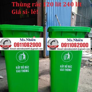 Thanh lý hàng tồn kho thùng rác giá rẻ- thùng rác 120L 240L 660L giá thấp