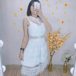 Đầm ren dự tiệc