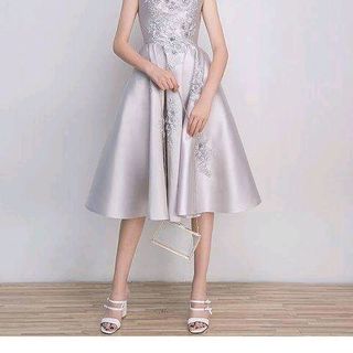 ĐẦM XÒE HOA NỔI 3D