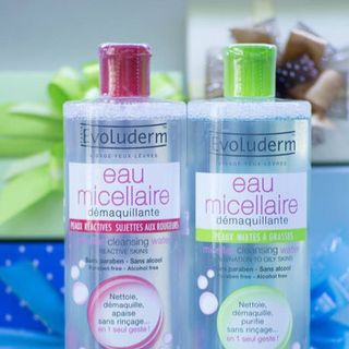 Nước Tẩy trang Evoluderm Hồng Xanh lá sỉ 45-55k/chai 250ml