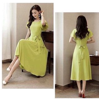 ĐẦM VINTAGE TÙNG XOÈ TẦNG XÉO