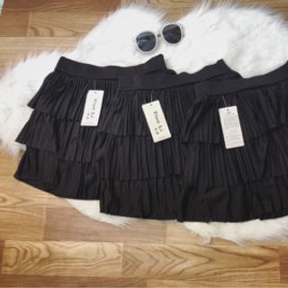 Chân váy dập li 3 tầng
