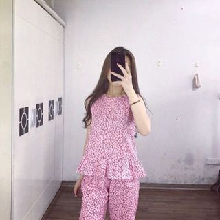 BỘ ĐỒ MẶC NHÀ VẢI THÔ