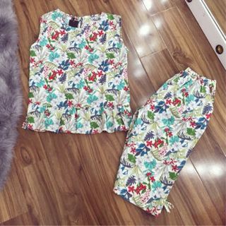 BỘ ĐỒ MẶC NHÀ VẢI THÔ