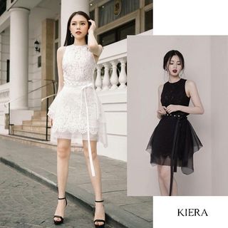 Đầm ren phối lưới Kiera dress