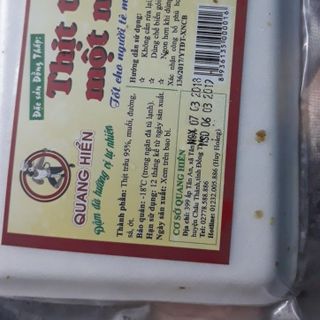 THỊT TRÂU MỘT NẮNG