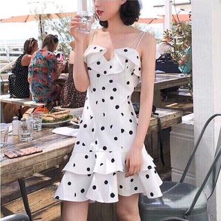Đầm bi bèo 2s