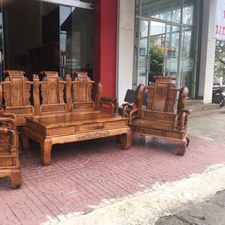 SALON GỖ NHÃN XÀ CỪ CHIU LIU BÔNG LAU TẠI BÌNH ĐỊNH