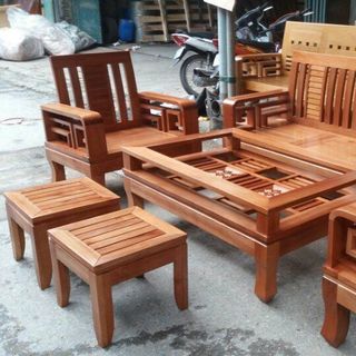 SALON GỖ NHÃN XÀ CỪ CHIU LIU BÔNG LAU TẠI BÌNH ĐỊNH