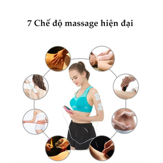 Máy massage xung điện 8 miếng dán đèn hồng ngoại JINGYAO JY-A818